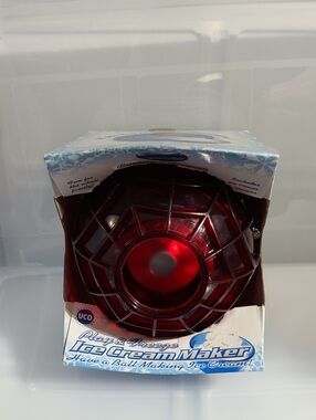 PLAY & FREEZE RED ICE CREAM BALL BY INDUTRIAL REVOLUTION-CAMPERS DREAM